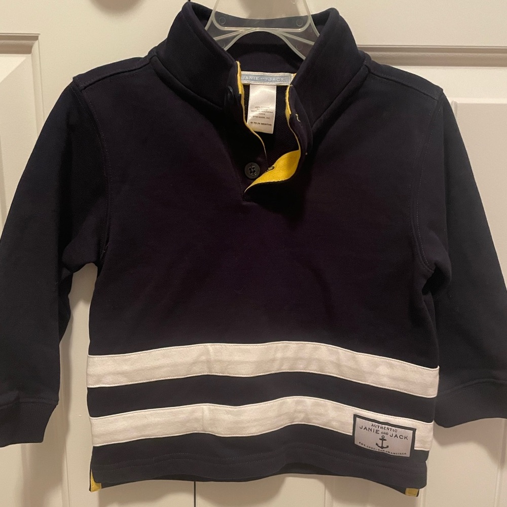 Boys Janie and Jack pullover sweater. Worn one time for Easter photos.